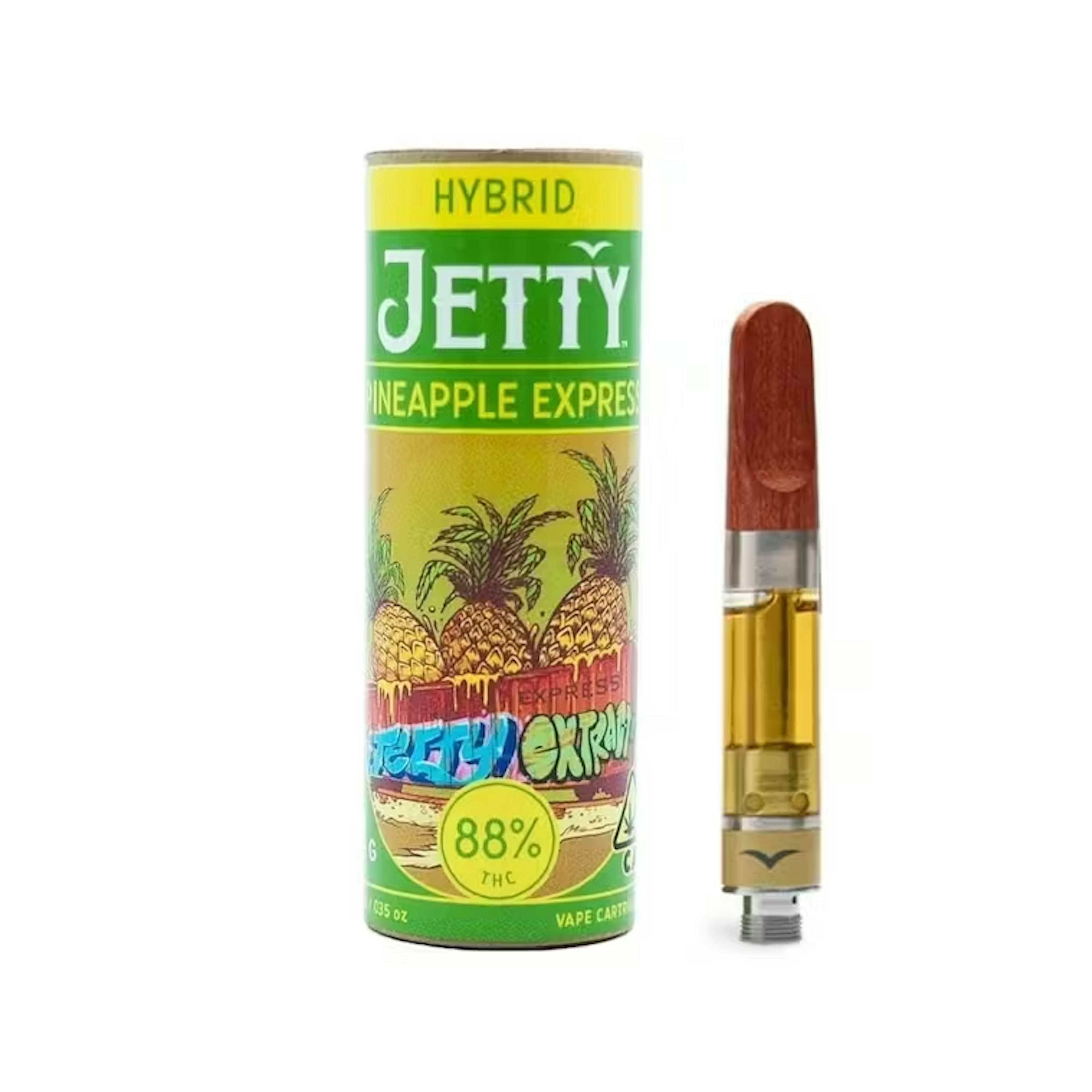 Jetty: Pineapple Express | High THC Cartridge - 1g - Jetty Extracts - - $35 - Cartridges / Pens
