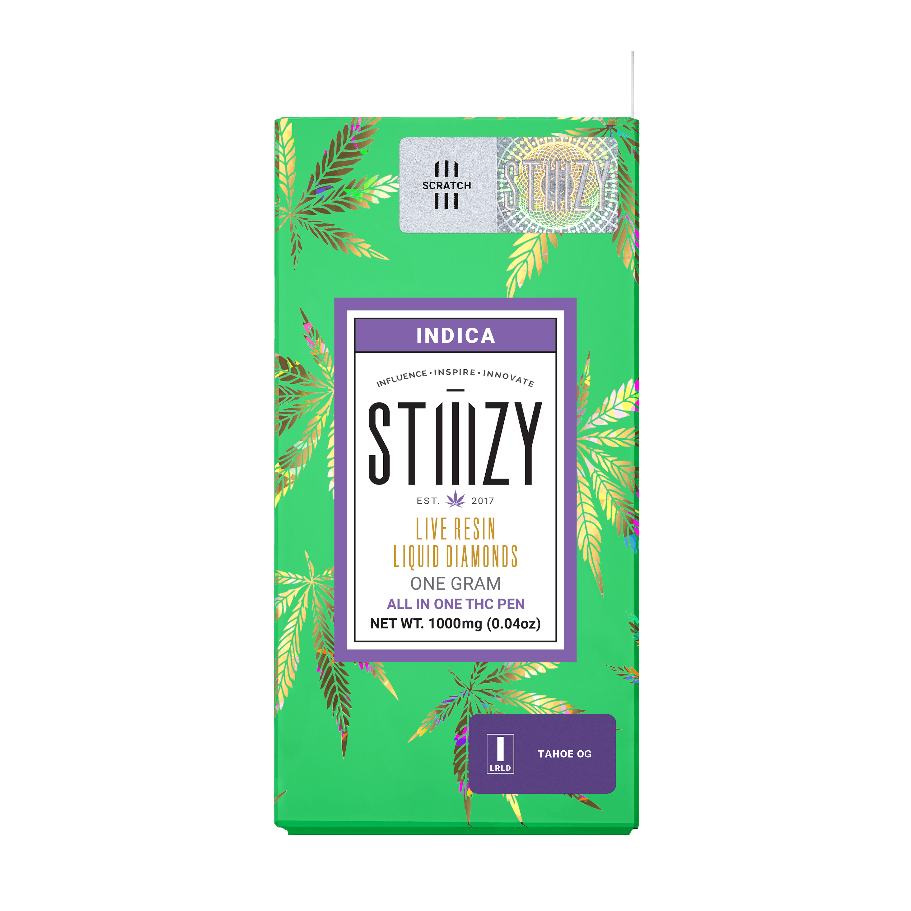 All In One Disposable: Tahoe OG | Live Resin Liquid Diamonds - 1g - STIIIZY - - $35 - Disposables