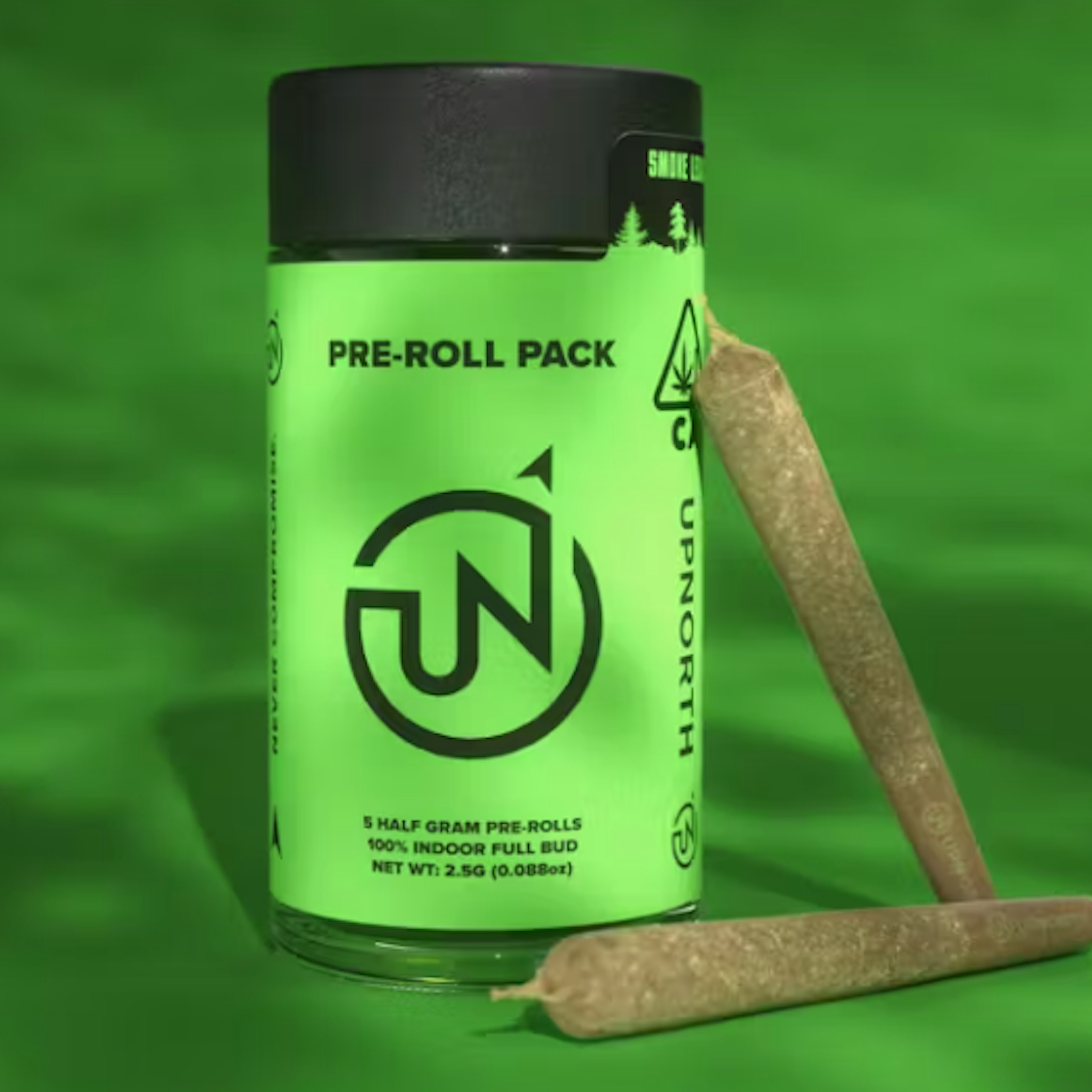 Up North: 5pk Yuzu Runtz Pre-Rolls - 2.5g - UpNorth - - $32 - Pre-Rolls